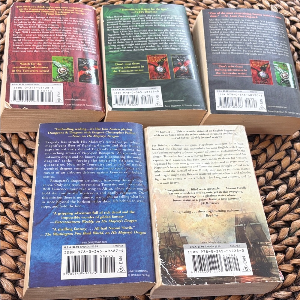 Naomi Novik Temeraire Book Set - Picture 8 of 8